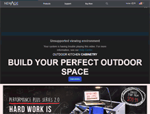 Tablet Screenshot of newageproducts.com